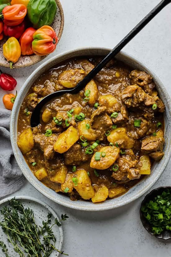 Curry beef