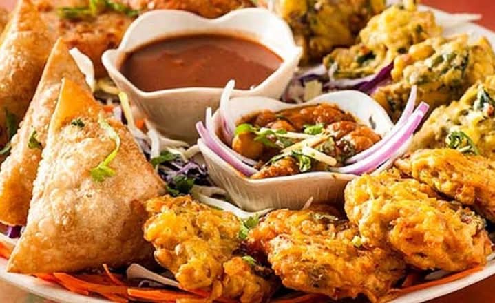 Green Chili Veggie Platter