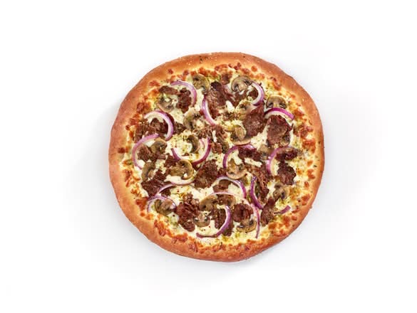12" Medium BBQ Steak Pizza