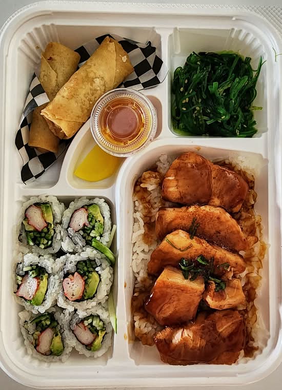 Salmon Teriyaki Bento