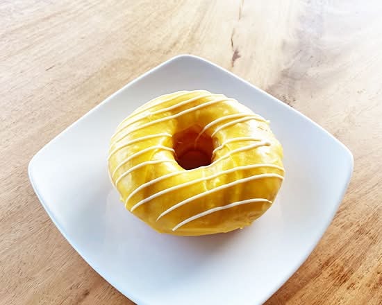 Mango Passionfruit Filled Donut