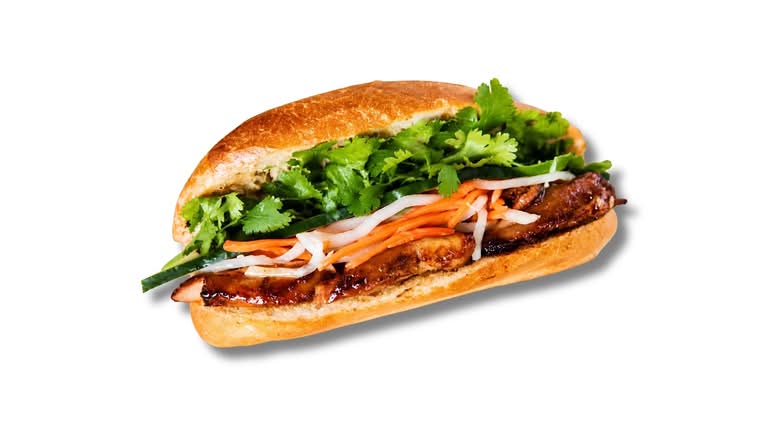 Grilled Chicken Banh Oui Sandwich