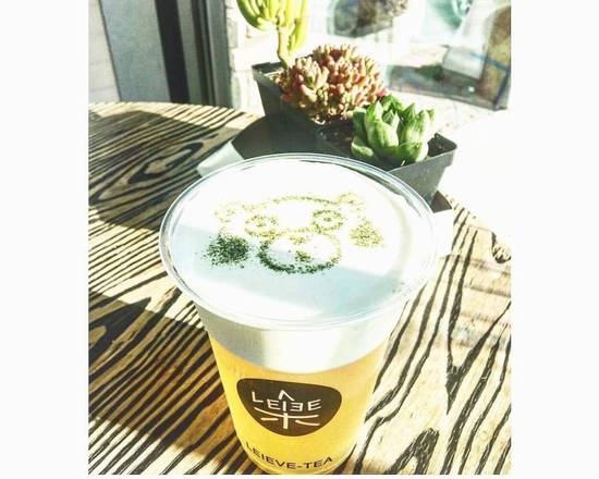 Peach Oolong Cheese Foam