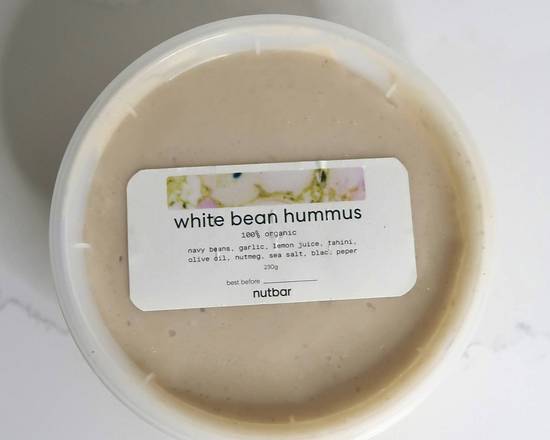 white bean hummus - retail spread