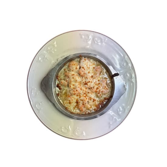 CREVETTES À L'AIL GRATINÉ