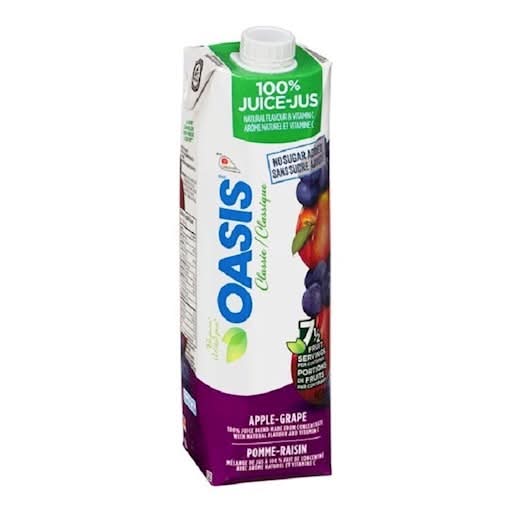 JUS POMME/RAISIN OASIS 960 ML / Oasis Apple/Grape Juice