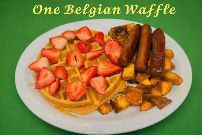1 Belgian Waffle