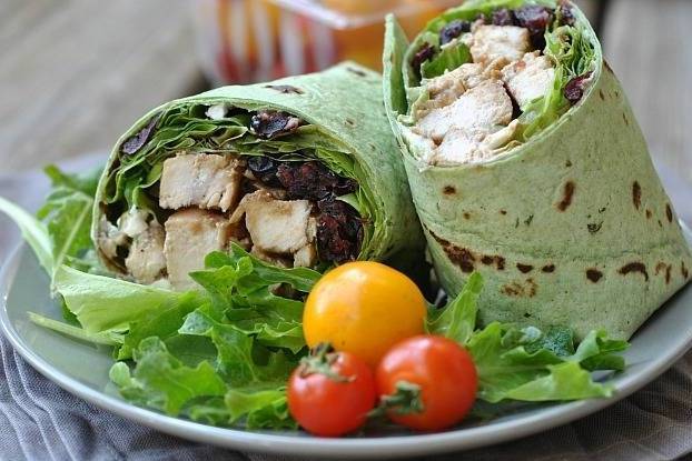 Pulled  Chicken Goat Cheese Wrap