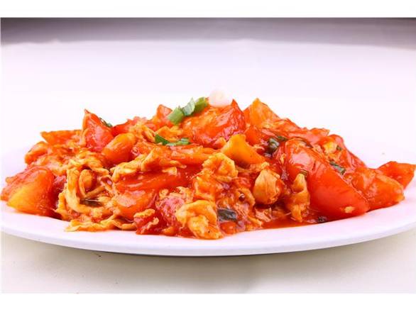 Stir Fried Eggs & Tomato