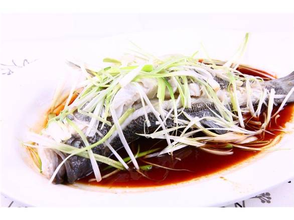 Steamed Green Bass