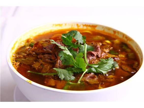 Curry Beef Rice Noodle Soup