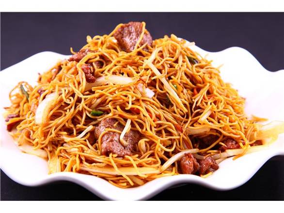 Beef Fried Egg Noodles