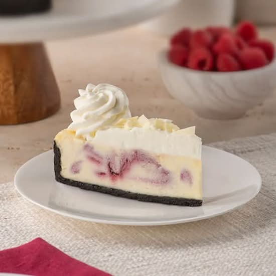White Chocolate Raspberry Cheesecake