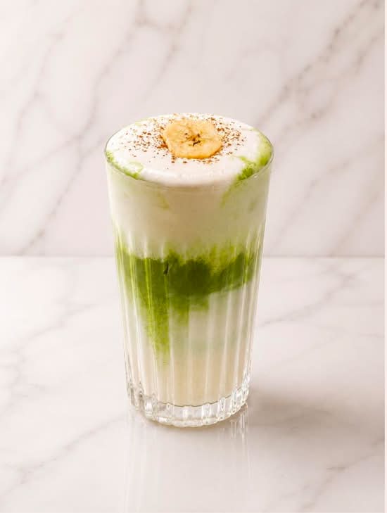Iced Banana Bread Matcha