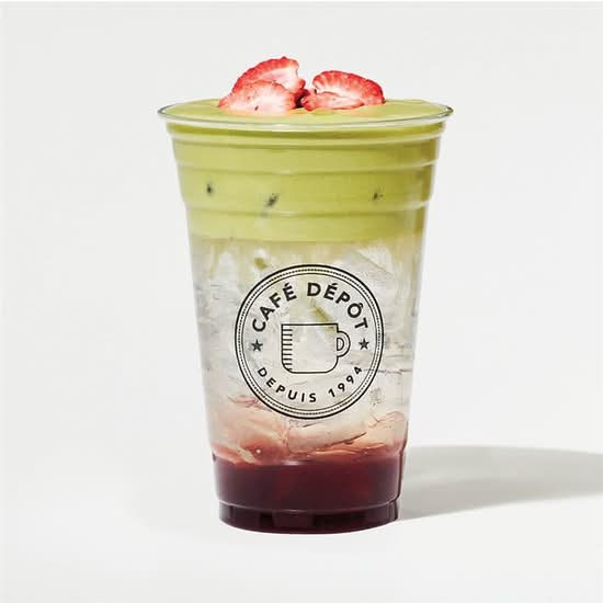 Matcha Nuage Fraise / Strawberry Matcha Cloud