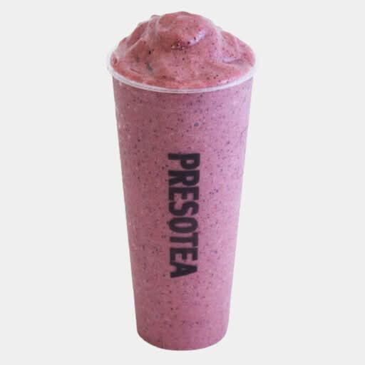 Frappé glacé mangue-bleuet / Fresh Mango Blueberry Slush