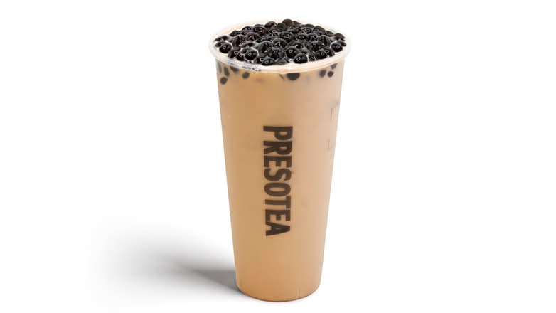Thé au lait d'orge et perles / Barley Pearl Milk Tea