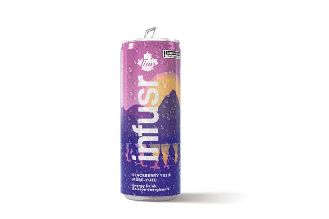 Boisson énergisante infusr mûre-yuzu