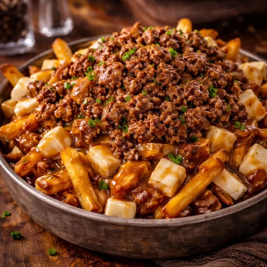 Poutine viande hachée