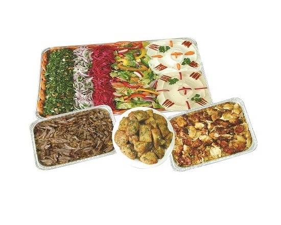 Shawarma Family Set (Two Large Trays - Feeds 5 Adults)