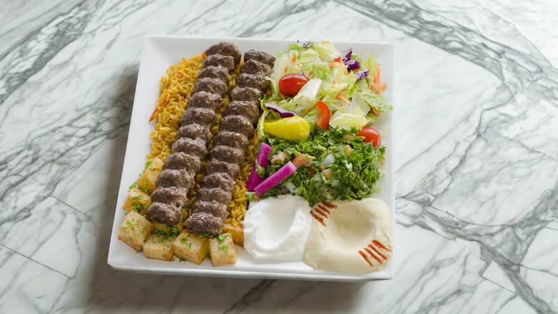 Beef Kabob Plate