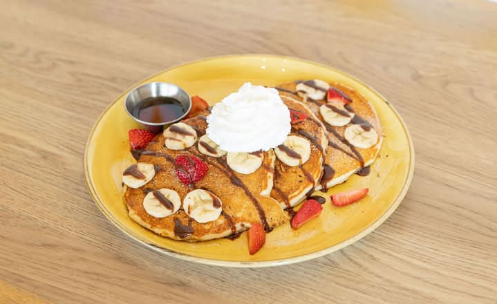 Churro Nutella Pancakes