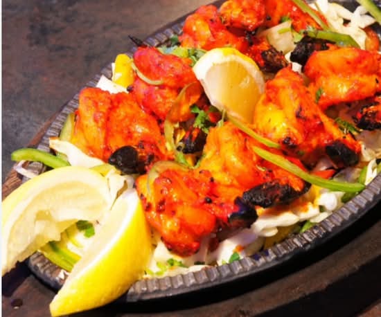 20. Crevettes tandoori  / Tandoori Shrimp