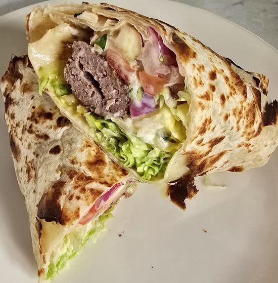 Kofta Kabob Wrap