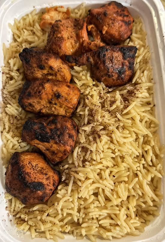 Tandoori Chicken Kabob Dinner