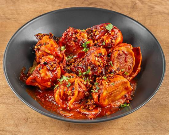 chilli pork momo