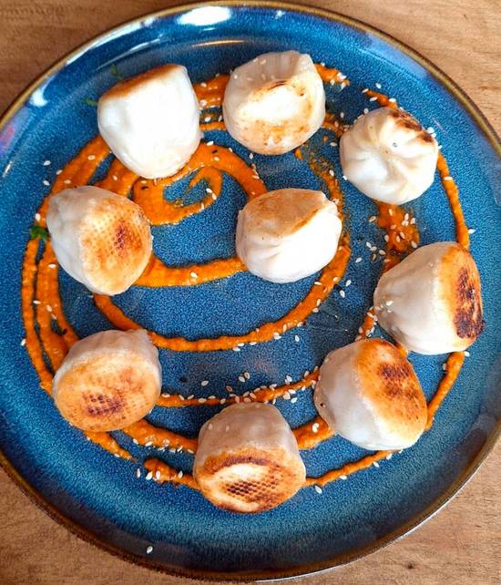 pork pan fried momo