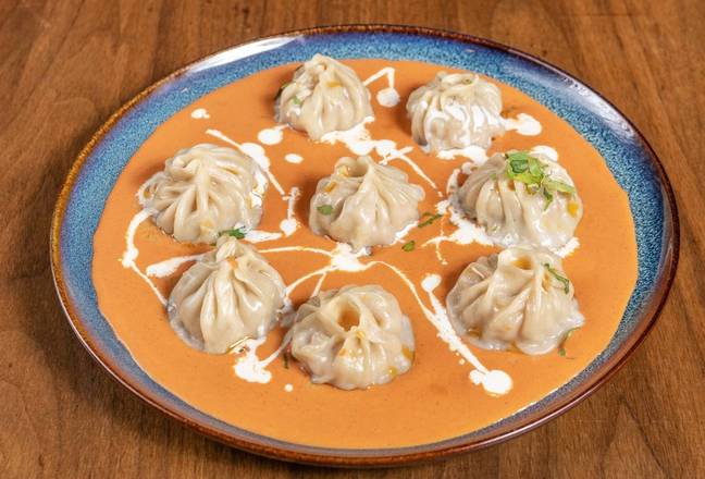 butter chicken sauce  beef momo