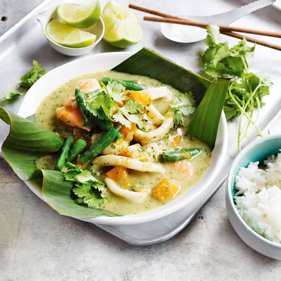 Green Curry Seafood