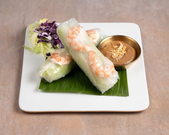 Shrimp Spring Rolls (Gỏi cuốn Tôm) (Rouleaux De Printemps Au Crevettes) (2 pcs)