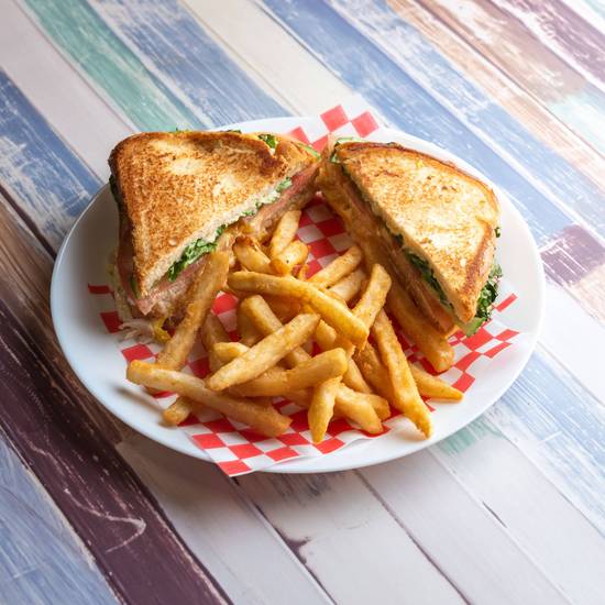 Chef G. Club Sandwich Combo (Fries & Drink)