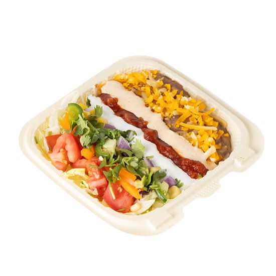 Bean Half Naked Burrito