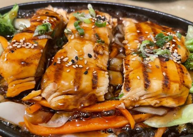 Salmon Teriyaki Dinner