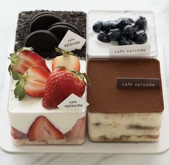 Cake Box(4) - Tiramisu & 3 Cream