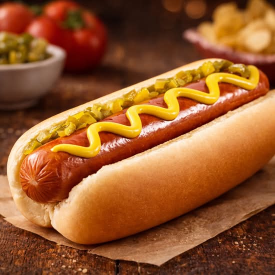 Hot Dog géant toasté / Giant toasted Hot Dog
