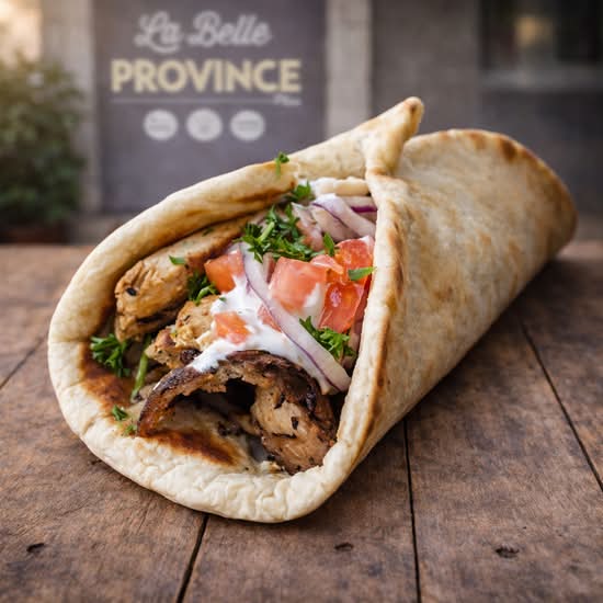Pita porc effiloche / Pulled Pork Pita