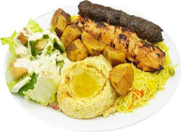 Tawouk & Kafta Platter