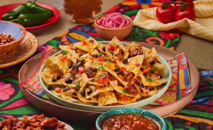 Maple Chipotle Chicken Nachos