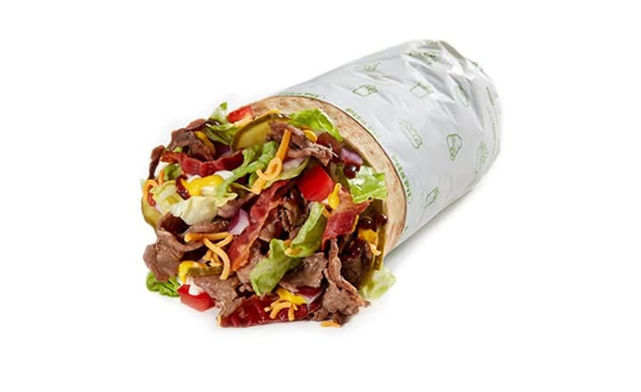 BBQ Bacon Cheeseburger  Small Pita