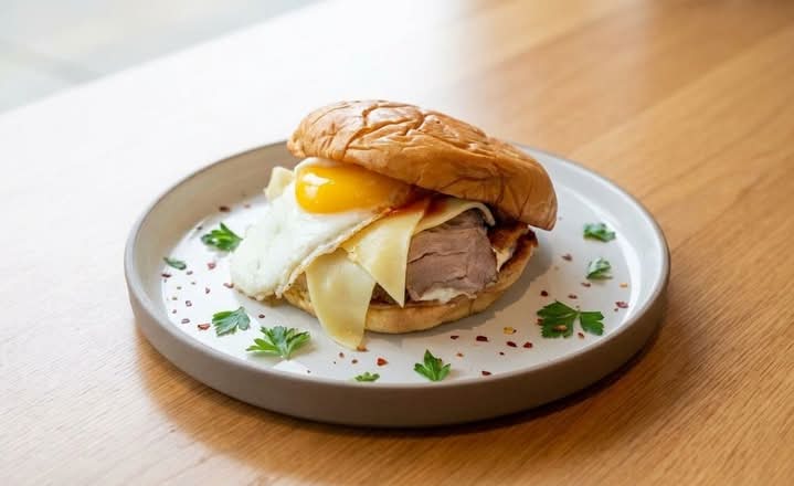 Porchetta Breakfast Sandwich