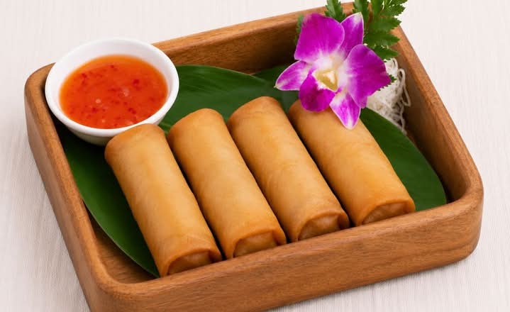 Deep Fried Vg Spring Rolls (4pcs)