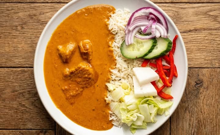 Creamy Butter Chicken Rice Bowl