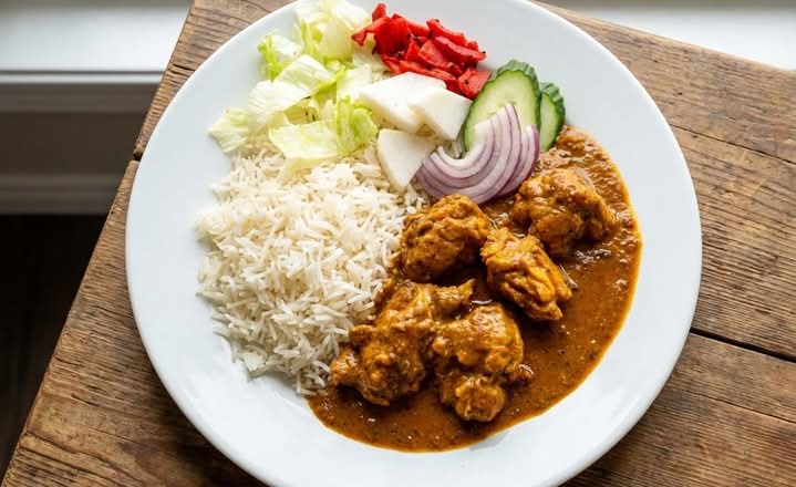 Chicken Curry Rice Bowl🌶️🌶️