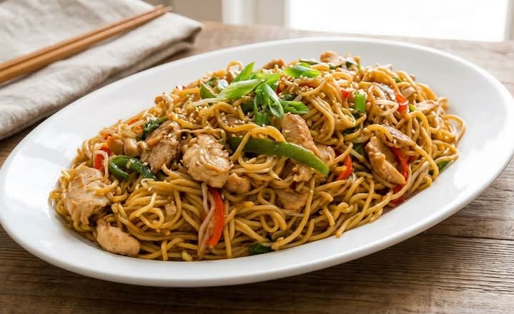Chicken Chow Mein Noodles