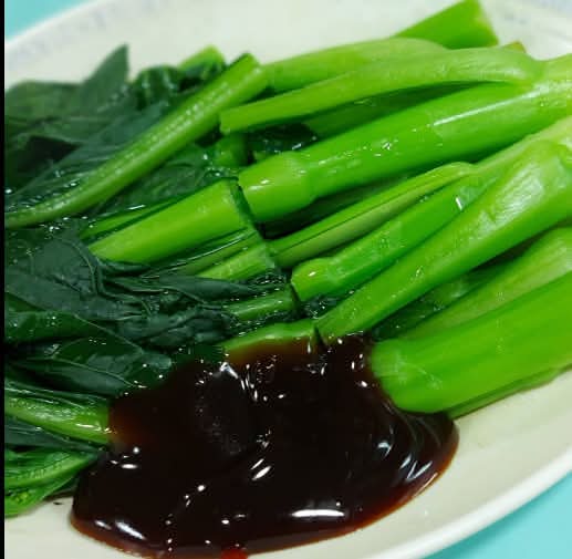 Yu Choy with oyster sauce