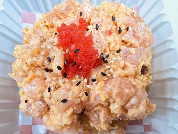 Spicy Salmon Sushi Pizza (6 pcs)